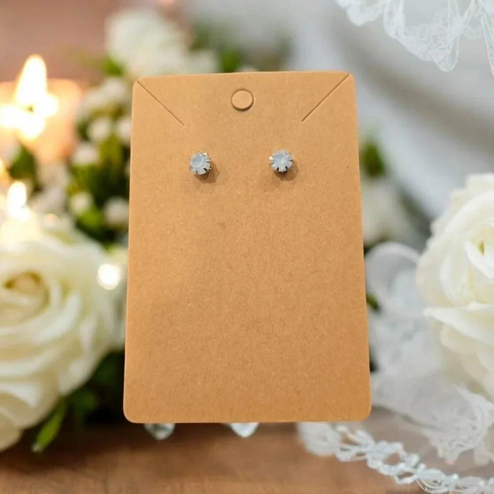 Gold Plated Rhinestone Stud Earrings 14$